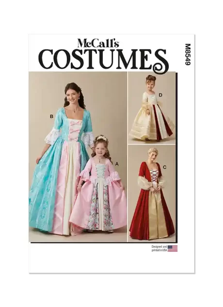 M8549 Children's and Misses' Princess Costume