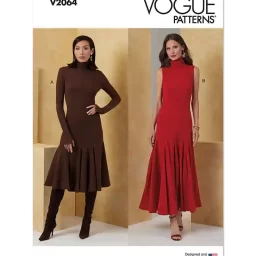 V2064 Misses' Knit Dresses