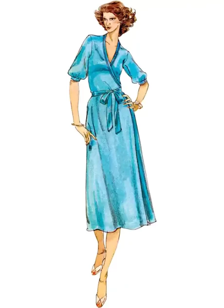 V2081 Misses' Wrap Dress by Diane Von Furstenberg