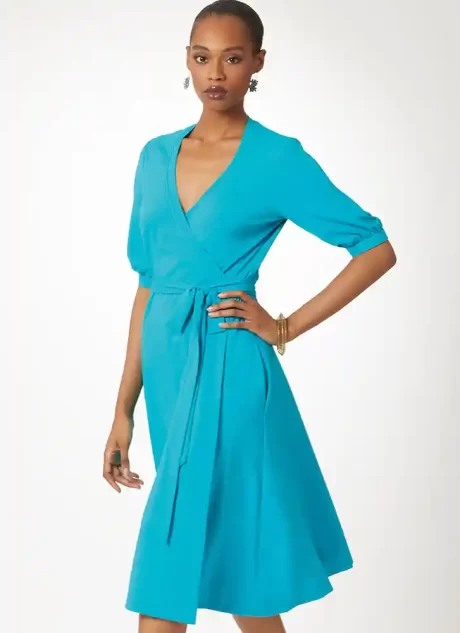 V2081 Misses' Wrap Dress by Diane Von Furstenberg - Image 10