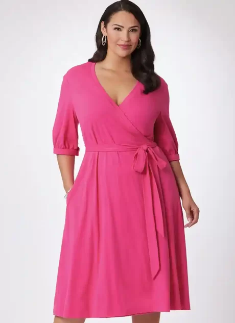 V2081 Misses' Wrap Dress by Diane Von Furstenberg - Image 12