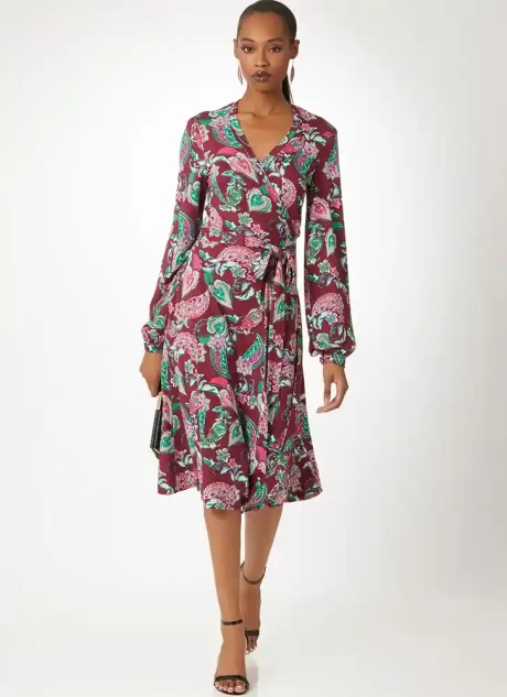 V2081 Misses' Wrap Dress by Diane Von Furstenberg - Image 13