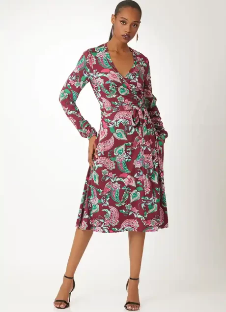 V2081 Misses' Wrap Dress by Diane Von Furstenberg - Image 14