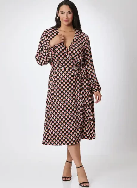 V2081 Misses' Wrap Dress by Diane Von Furstenberg - Image 16