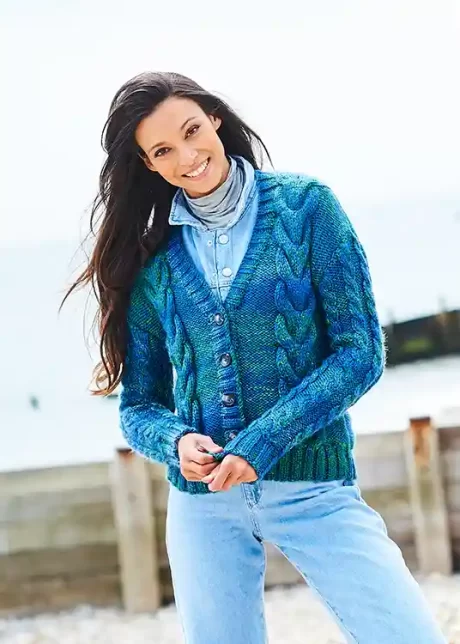 10022 Cardigan (That Colour Vibe, Chunky) - Image 2