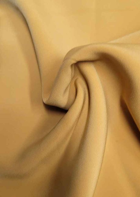 Luxury double crepe, mustard (1.2m remnant)