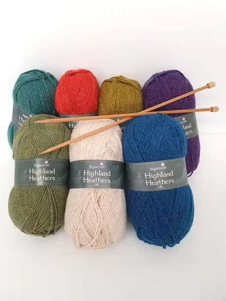 Highland Heathers, DK Yarn