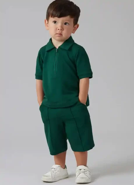 M8568 Toddlers' Top, Shorts and Pants